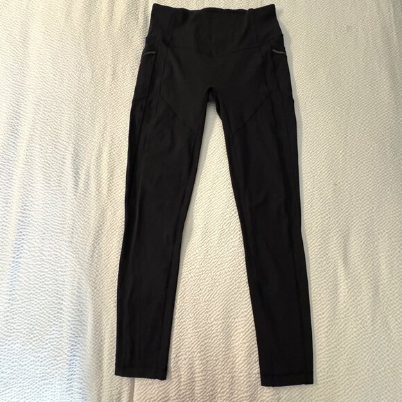 Lululemon All The Right Places Pant II 28" Reflective Black Mid-Rise Leggings 10 - Picture 2 of 11